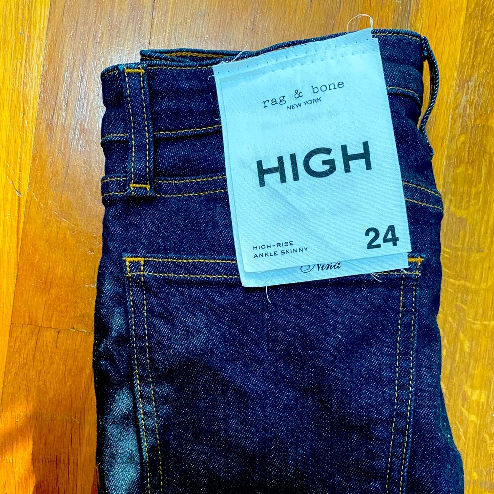 Rag&Bone High Rise Nina Ankle Jeans
